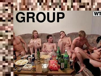 gros-nichons, orgie, fête, chatte-pussy, hardcore, maison, sexe-de-groupe, naturel, petits-seins