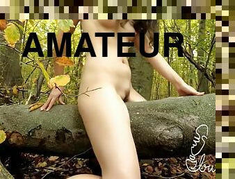 masturbacija, u-javnosti, amaterski, kućni-uredak, mladi-18, sami, šuma