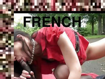 French Mom Humped In The Forest By A BBC