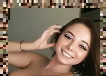 Beauty Teenage Big Boob Tease on Webcam