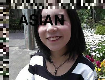 Asian amateur teen Akari Satsuki hard porn clip