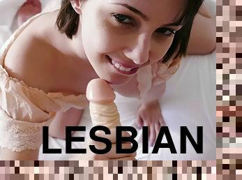 Beautiful lesbian aphrodisiac porn clip