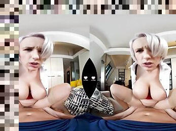 POV VR hardcore with blonde Czech bitch Angel Wicky - big natural tits