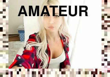 gros-nichons, masturbation, chatte-pussy, amateur, babes, ados, maison, ejaculation, blonde, webcam