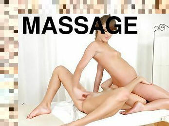 Magic massage by Sapphic Erotica - sensual lesbian scene