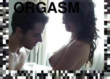 orgasmo, cona-pussy, adolescente, dedos, doce