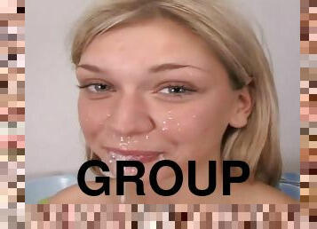 cul, russe, ados, gangbang, sexe-de-groupe, double, jeune-18, blonde, serrée, douce