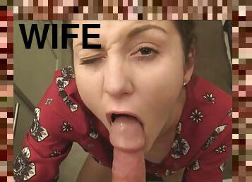 Horny Wife Eats Ass Of Her Pot-Bellied Mature Husband