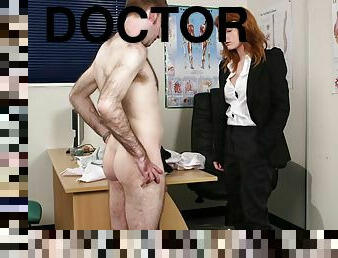 besar-huge, mastubasi, blowjob-seks-dengan-mengisap-penis, cumshot-keluarnya-sperma, dokter, berambut-merah, sperma