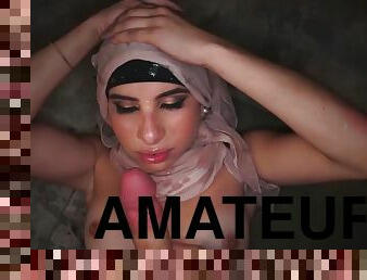 amateur, ados, arabe, jeune-18, collège, gode, incroyable