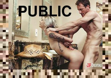 offentlig, toilet, tatovering