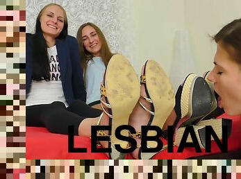 russisk, amatør, moden, lesbisk, trekanter, fødder, fetish, dominans, femidom