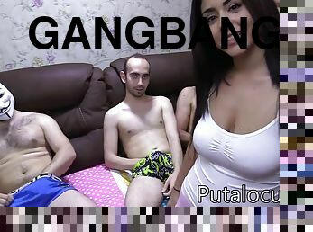 anal-sex, junge, schwer, gangbang, gruppensex, ficken, lustig, coeds