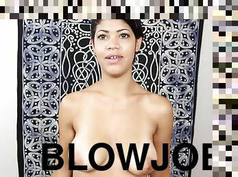 latina cutie Jasmine POV blowjob