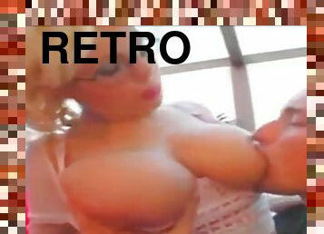 Retro porn video with busty mommy