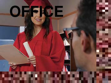 Hot blooded teen Kendra Spade hardcore sex in the office