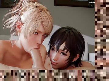 Final Fantasy XV Hentai Compilation60fps - Brunette