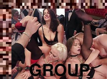 orgia, festa, anal, babes, chupanços, hardcore, bdsm, sexo-em-grupo, escravo, caebça-vermelha