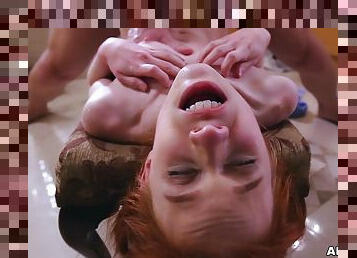 Dolly Little tiny redhead teen rough sex