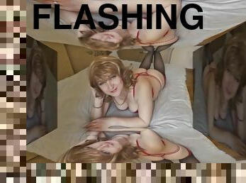 filha, sexo-vestido, flashar