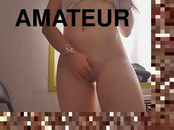 gros-nichons, masturbation, amateur, anal, jouet, latina, butin, bout-a-bout, solo