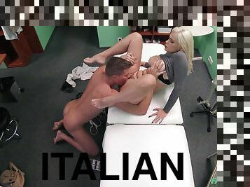 Fake Hospital - Italian Babe Has Multiple Orgasms 1 - Ricky Rascal
