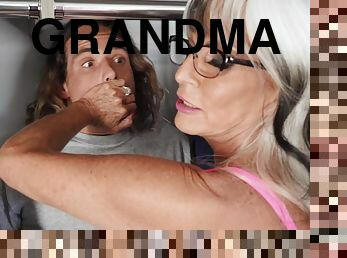 Old and Young Reality Hardcore Sneaky Grandma Tyler Nixon, Sally D'Angelo part 01