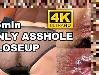 hårig, masturbation, amatör, anal, milf, dildo, close-up, rövhål