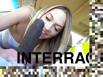 Beautiful teen Khloe Kapri interracial porn clip