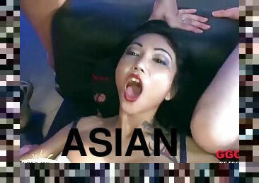 Asian bukkake 1