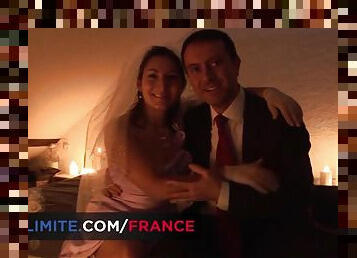 First night with the busty bride - French