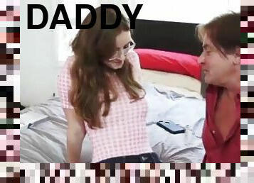 Cute teen and daddy