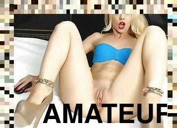 masturbation, amateur, hardcore, blonde