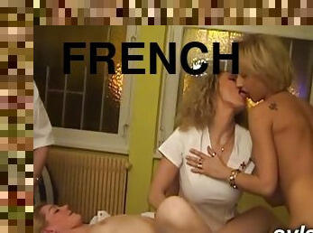 secrétaire, amateur, milf, française