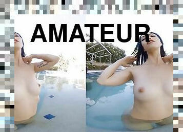 cul, gros-nichons, en-plein-air, amateur, point-de-vue, naturel, piscine, coquine, gros-seins, seins