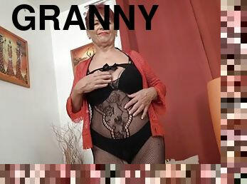 vieux, chatte-pussy, granny, milf, française, européenne, euro, drôle, plus-agée, solo