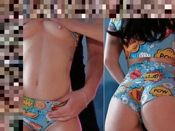 Cute Anime Girl gets Fucked by Step Brother - (Cosplay undies)