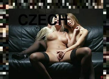 muca, lezbijka, fingering, nogavice, europejke, blond, euro, čudovito, oralno, češko