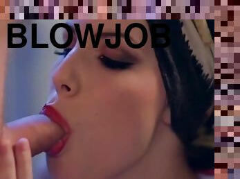 Exotic blowjob queen is so erotic