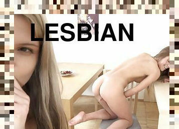 Voluptuous teens aphrodisiac lesbian scene
