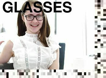 brille, masturbieren, babe, junge, 18ich, allein, nerdy