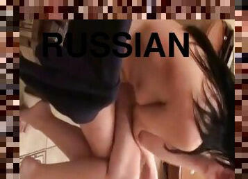 russisk, amatør, anal, hardcore, røv-butt