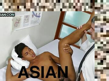 asiatique, maigre, amateur, anal, médecin, hardcore, gay, fétiche, trou-du-cul, uniformes