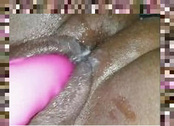 masturbation, chatte-pussy, amateur, mature, ébène, milf, black, belle-femme-ronde, solo, humide