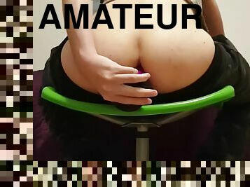 amateur, anal, ados, chevauchement, gode, néerlandais