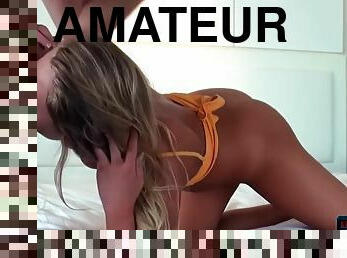 amateur, hardcore, baisers, petite-amie, sucer