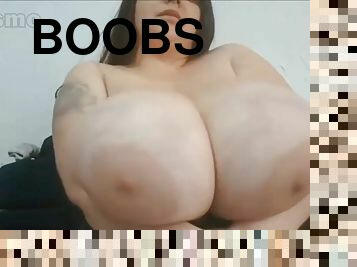 Huge heavy hanging boobs