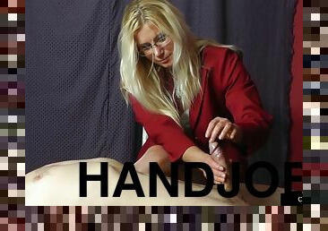 The new secretary - Cruel Handjobs Handjob