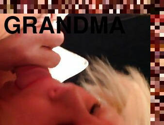 סבתא, חובבן, מציצה-sucking
