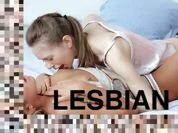 лесбіянка-lesbian, підліток, поцілунки